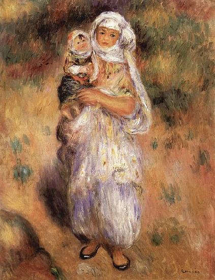 Pierre-Auguste Renoir Algerierin mit Kind China oil painting art